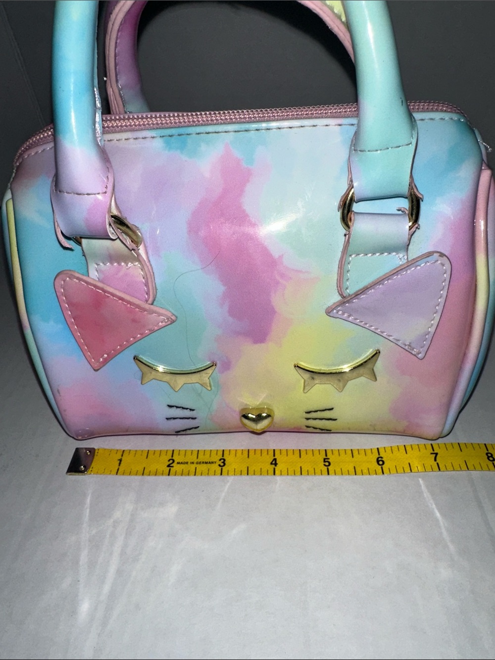 Luv Betsey by Betsey Johnson - Pastel Cat Mini Satchel Bag - Picture 14 of 15